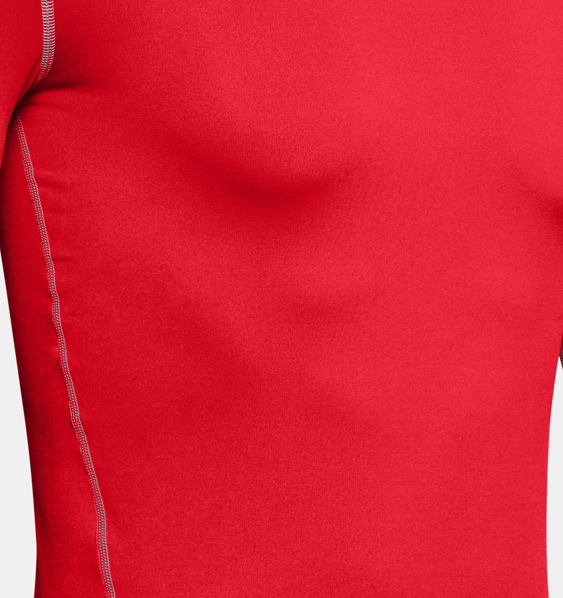 Camiseta termica tecnica roja de manga corta para hombre de Under Armo