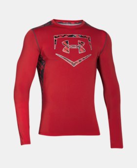 Men’s UA Raid Baseball Long Sleeve Shirt LIMITED TIME: FREE SHIPPING $49.99