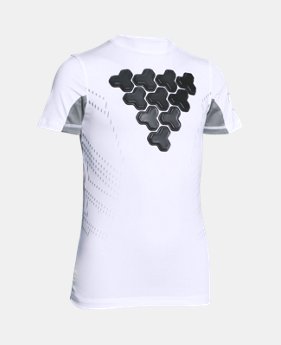 Boys’ UA Gameday Armour® Chest Short Sleeve Shirt $33.99