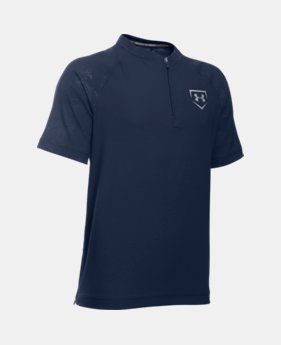 Boys' UA 9 Strong Short Sleeve Cage Jacket 1 Color $20.99