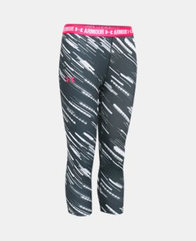 Girls’ UA HeatGear® Armour Printed Capri LIMITED TIME: FREE SHIPPING 1 Color $39.99