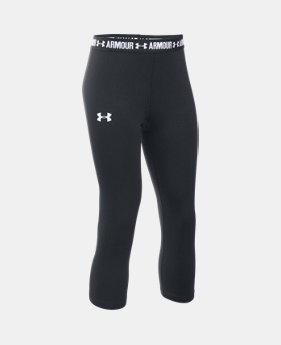 Girls' UA HeatGear® Armour Solid Capris 1 Color $17.99 to $22.99
