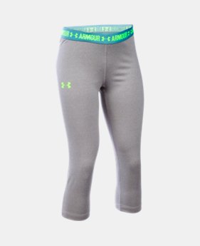Girls' UA HeatGear® Armour Solid Capris 5 Colors $17.24
