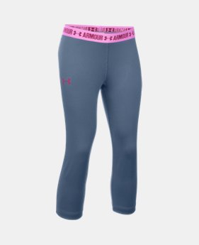 Girls’ UA HeatGear® Armour Solid Capri LIMITED TIME: FREE SHIPPING 1 Color $34.99