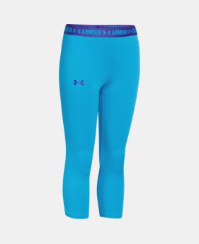 Girls’ UA HeatGear® Armour Solid Capri 1 Color $20.24