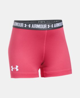 Girls' UA HeatGear® Armour 3" Shorty 1 Color $10.49 to $11.24