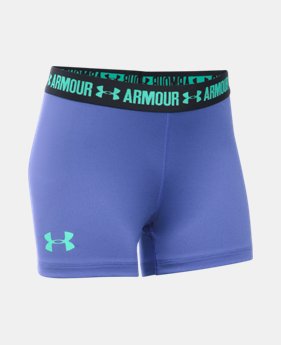 Best Seller Girls’ UA HeatGear® Armour 3” Shorty 1 Color $19.99