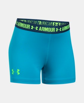 Girls' UA HeatGear® Armour 3" Shorty 1 Color $19.99