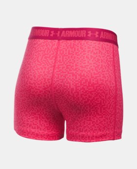 Girls' UA HeatGear® Armour Printed 3" Shorty $10.49 to $14.24