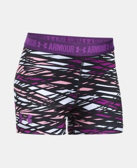 Girls' UA HeatGear® Armour Printed 3" Shorty 1 Color $24.99