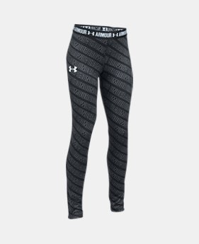 Girls' UA HeatGear® Armour Printed Leggings 2 Colors $29.99