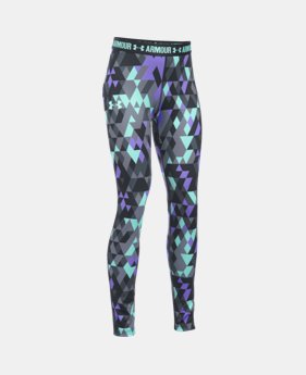 Girls' UA HeatGear® Armour Printed Leggings 2 Colors $39.99