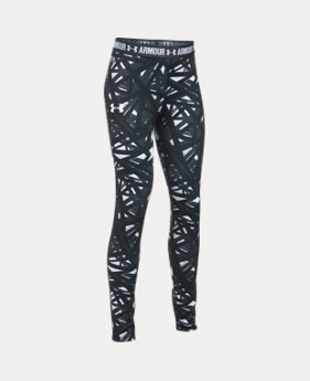 Girls' UA HeatGear® Armour Printed Leggings 1 Color $39.99