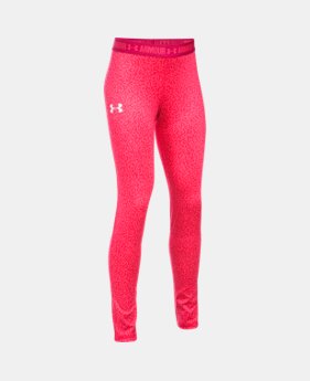 Girls' UA HeatGear® Armour Printed Leggings 10 Colors $39.99