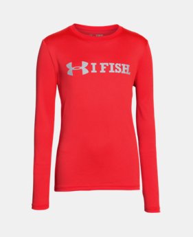 Boys’ UA Fish Hook Long Sleeve T-Shirt 1 Color $26.99 to $34.99