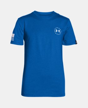 Boys’ UA Freedom Flag T-Shirt 1 Color $19.99