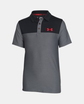 Boys’ UA Match Play Blocked Polo 1 Color $39.99
