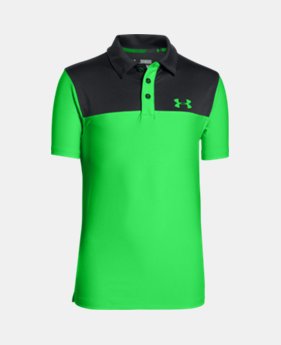 Boys’ UA Match Play Blocked Polo $39.99
