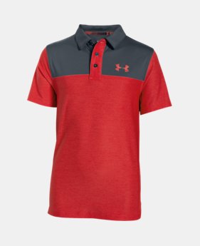 Boys’ UA Match Play Blocked Polo LIMITED TIME: FREE SHIPPING 2 Colors $39.99