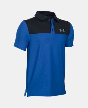 Boys’ UA Match Play Blocked Polo LIMITED TIME: FREE SHIPPING $39.99