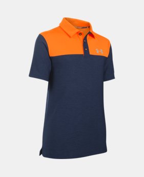 Boys’ UA Match Play Blocked Polo LIMITED TIME: FREE SHIPPING $39.99
