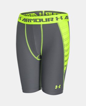Boys’ UA HeatGear® Armour Up Fitted Shorts – Long EXTRA 25% OFF ALREADY INCLUDED $14.24