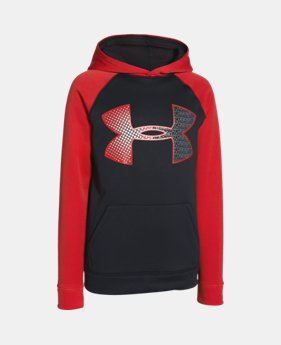 Boys’ UA Storm Armour® Fleece Jumbo Logo Hoodie 1 Color $33.74