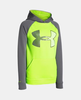 Boys’ UA Storm Armour® Fleece Jumbo Logo Hoodie 2 Colors $33.74