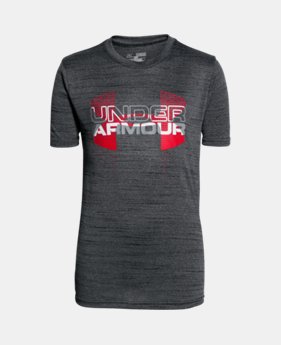 Best Seller Boys’ UA Tech™ Big Logo Hybrid T-Shirt 30 Colors $18.99 to $24.99