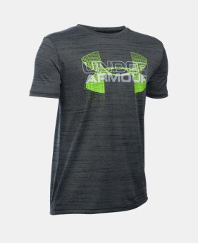 Best Seller Boys' UA Tech™ Big Logo Hybrid T-Shirt 4 Colors $18.99