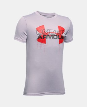 Best Seller Boys' UA Tech™ Big Logo Hybrid T-Shirt 2 Colors $19.99