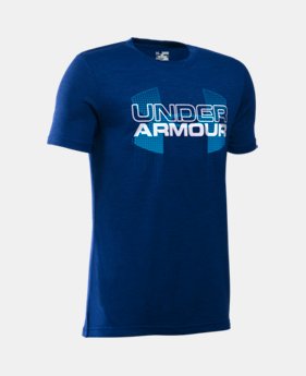 Best Seller Boys' UA Tech™ Big Logo Hybrid T-Shirt 1 Color $19.99