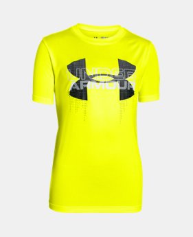 Boys’ UA Tech™ Big Logo Hybrid T-Shirt LIMITED TIME: FREE SHIPPING $29.99