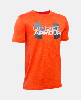 Boys’ UA Tech™ Big Logo Hybrid T-Shirt LIMITED TIME: FREE SHIPPING $29.99