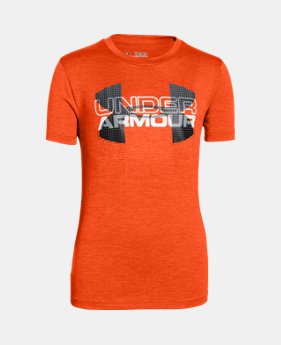 Boys’ UA Tech™ Big Logo Hybrid T-Shirt 2 Colors $29.99