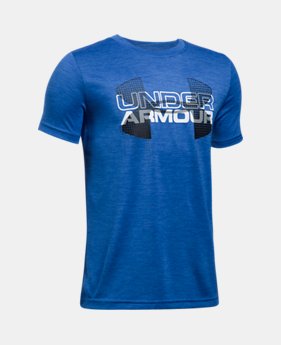 Best Seller Boys' UA Tech™ Big Logo Hybrid T-Shirt 2 Colors $19.99