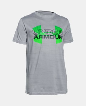 Boys’ UA Tech™ Big Logo Hybrid T-Shirt LIMITED TIME: FREE SHIPPING $29.99