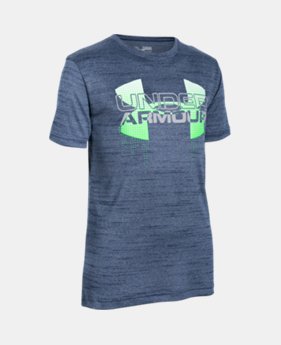 Boys’ UA Tech™ Big Logo Hybrid T-Shirt LIMITED TIME: FREE SHIPPING $29.99