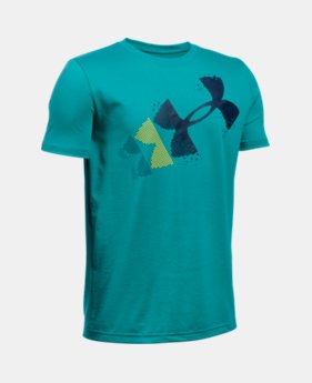 Boys’ UA Rising Pixelated Logo T-Shirt LIMITED TIME: FREE SHIPPING $22.99