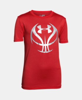 Boys' UA Basketball Logo T-Shirt 1 Color $19.99