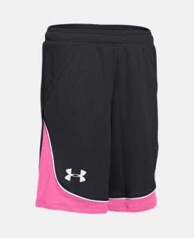 Best Seller Girls' UA Pop A Shot Basketball Shorts 2 Colors $27.99