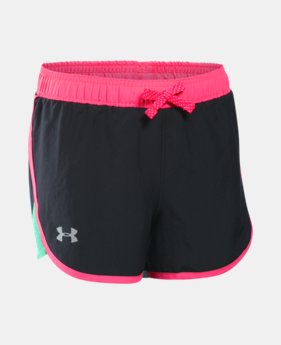 Girls’ UA Fast Lane Shorts LIMITED TIME: FREE SHIPPING $29.99