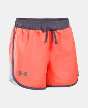 Girls' UA Fast Lane Shorts 1 Color $10.49 to $18.99