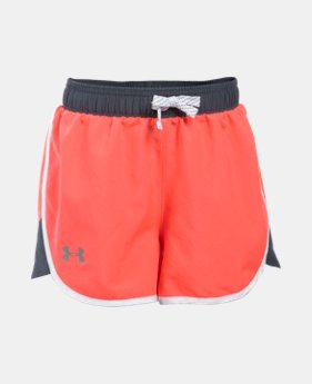 Girls’ UA Fast Lane Shorts 1 Color $29.99