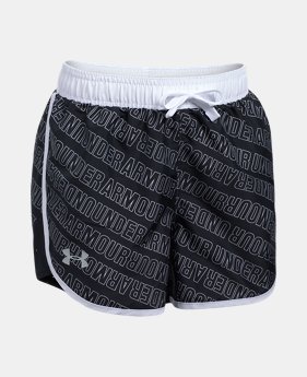 Girls' UA Fast Lane Printed Shorts 2 Colors $27.99