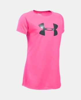Girls' UA Big Logo T-Shirt 1 Color $10.49