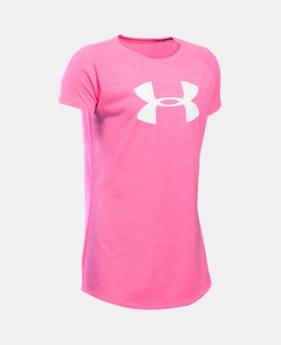 Girls' UA Big Logo T-Shirt 1 Color $10.49
