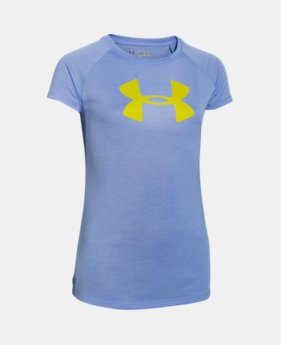 Girls’ UA Novelty Big Logo T-Shirt 4 Colors $27.99