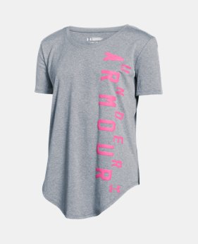 Girls’ UA Your Favorite Tech™ T-Shirt 2 Colors $27.99