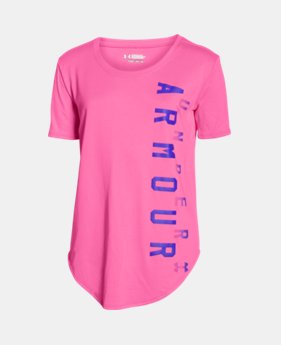 Girls’ UA Your Favorite Tech™ T-Shirt 1 Color $27.99